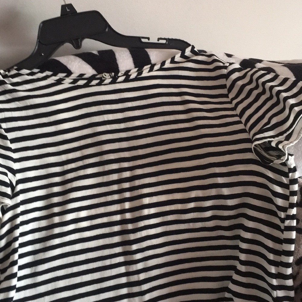 Top black and white